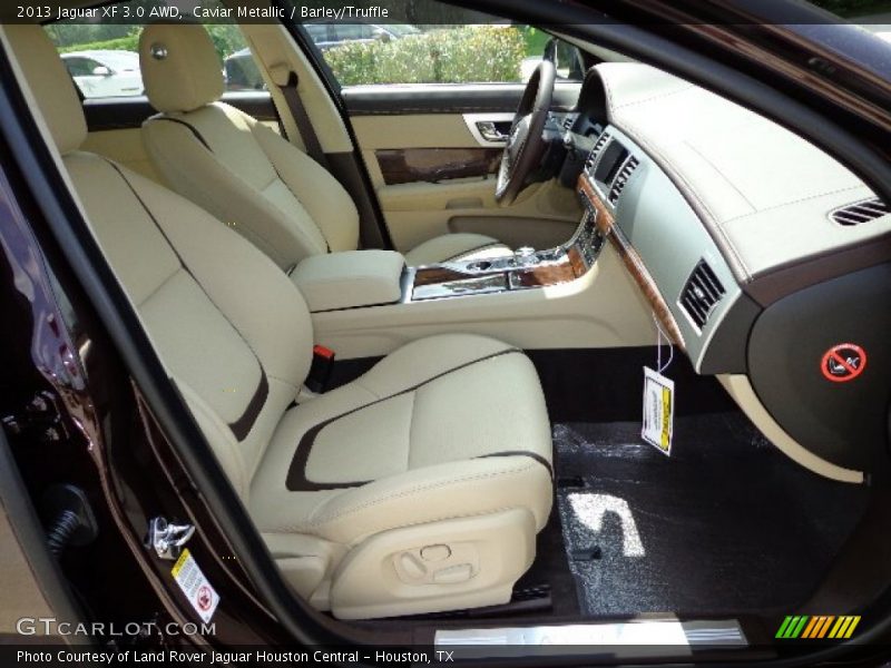Caviar Metallic / Barley/Truffle 2013 Jaguar XF 3.0 AWD