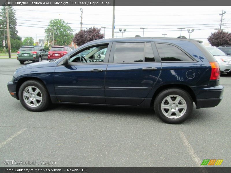 Midnight Blue Pearl / Light Taupe 2006 Chrysler Pacifica AWD