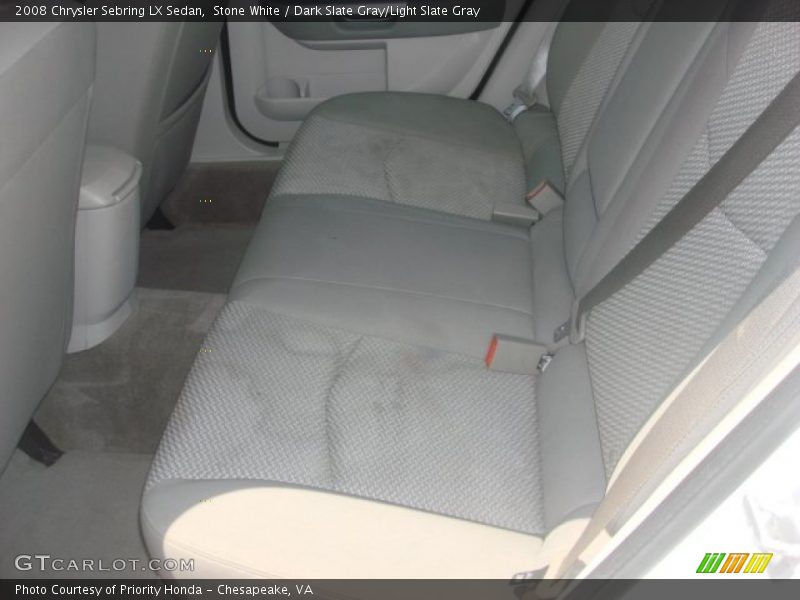 Stone White / Dark Slate Gray/Light Slate Gray 2008 Chrysler Sebring LX Sedan