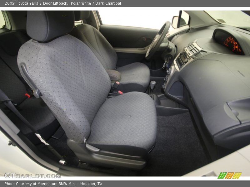 Polar White / Dark Charcoal 2009 Toyota Yaris 3 Door Liftback