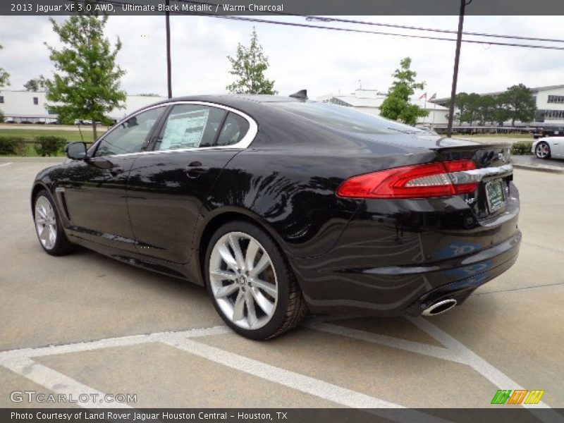 Ultimate Black Metallic / Warm Charcoal 2013 Jaguar XF 3.0 AWD