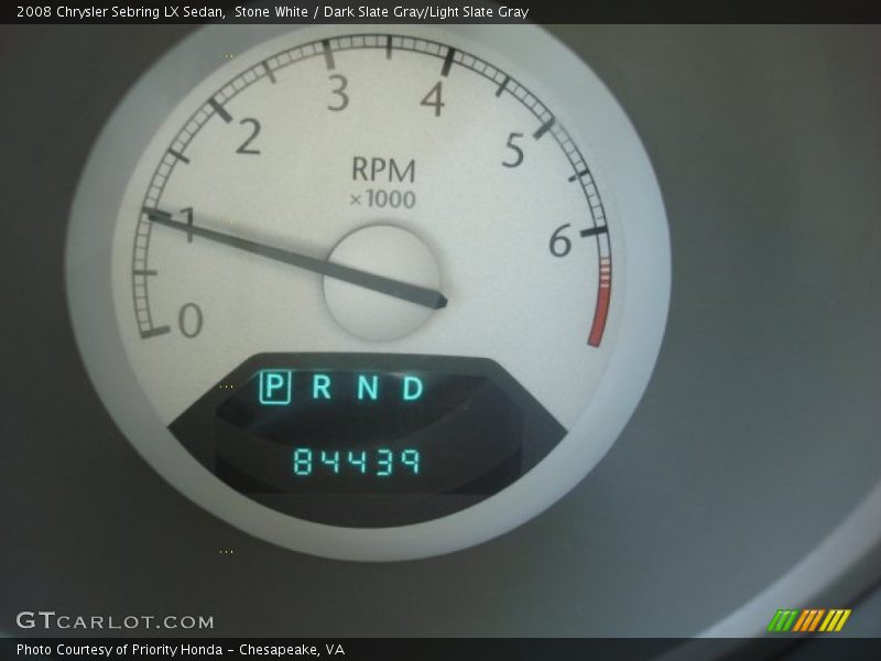 Stone White / Dark Slate Gray/Light Slate Gray 2008 Chrysler Sebring LX Sedan