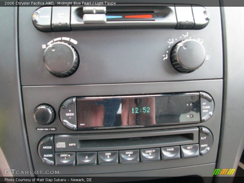 Controls of 2006 Pacifica AWD