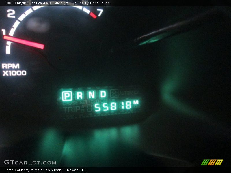 Midnight Blue Pearl / Light Taupe 2006 Chrysler Pacifica AWD