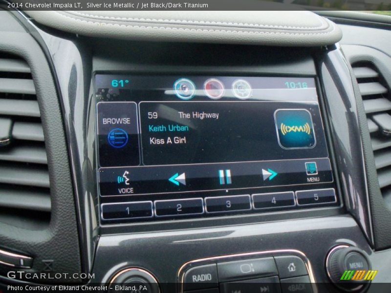 Silver Ice Metallic / Jet Black/Dark Titanium 2014 Chevrolet Impala LT