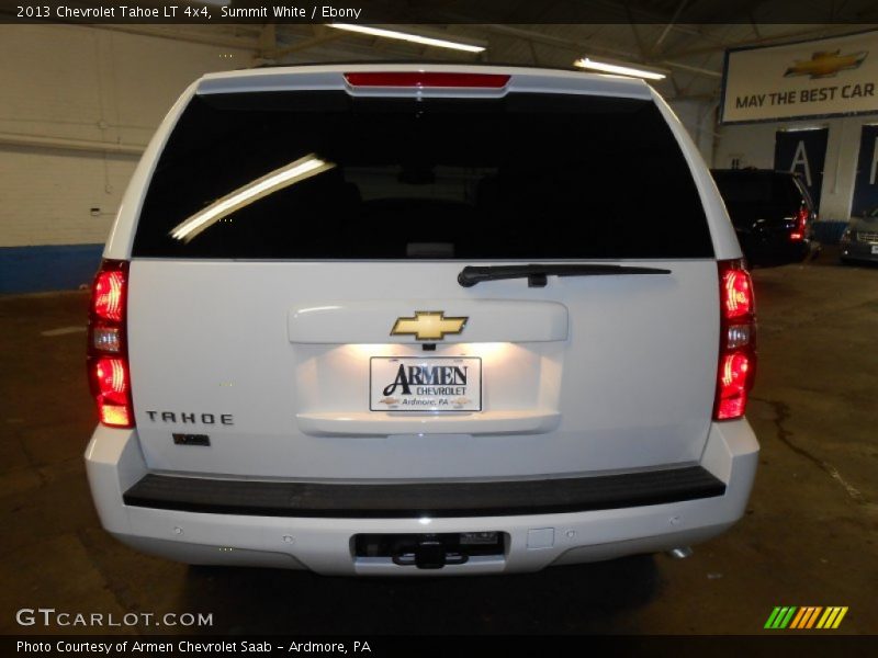 Summit White / Ebony 2013 Chevrolet Tahoe LT 4x4