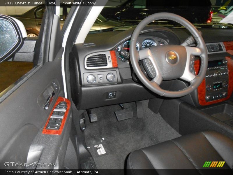 Summit White / Ebony 2013 Chevrolet Tahoe LT 4x4