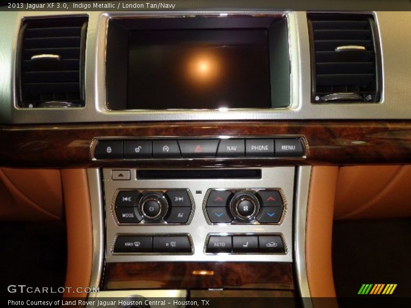 Indigo Metallic / London Tan/Navy 2013 Jaguar XF 3.0