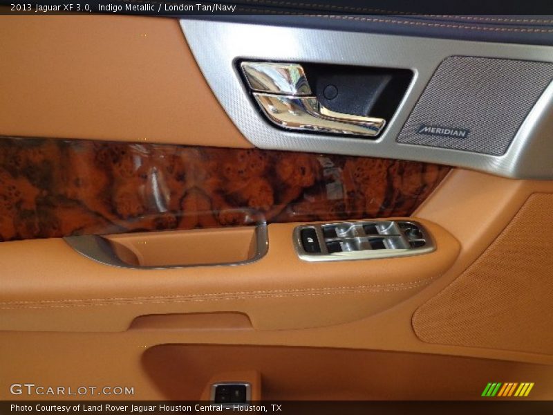 Indigo Metallic / London Tan/Navy 2013 Jaguar XF 3.0