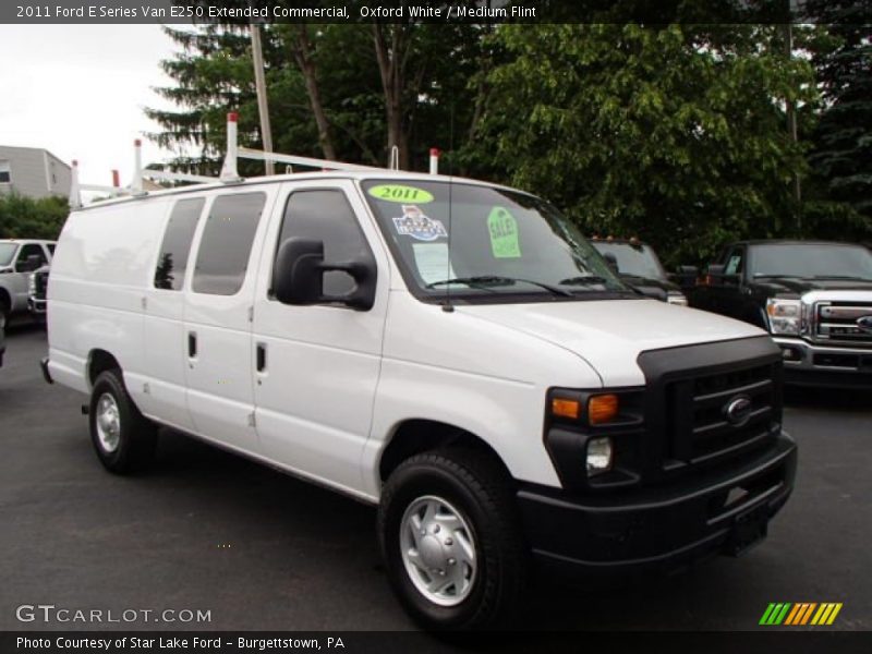 Oxford White / Medium Flint 2011 Ford E Series Van E250 Extended Commercial