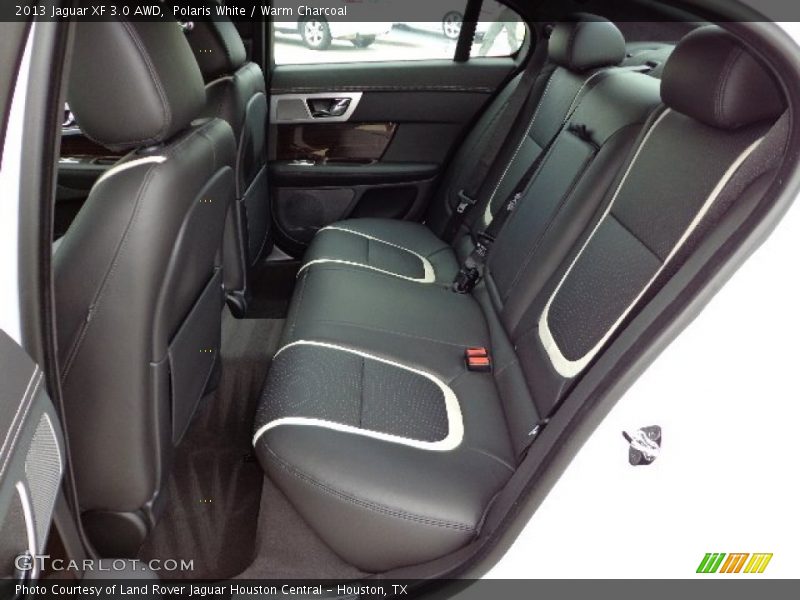 Polaris White / Warm Charcoal 2013 Jaguar XF 3.0 AWD