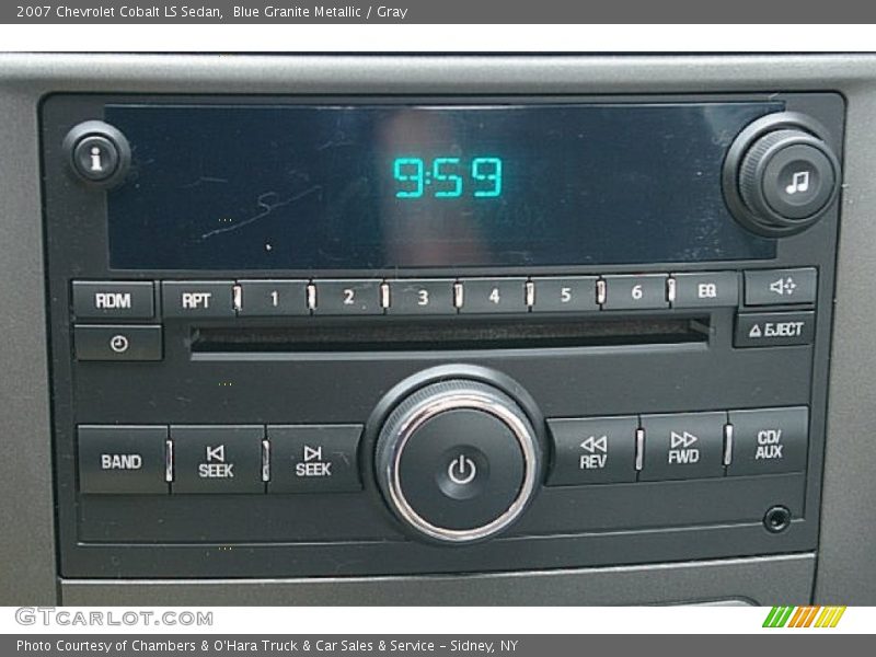 Blue Granite Metallic / Gray 2007 Chevrolet Cobalt LS Sedan