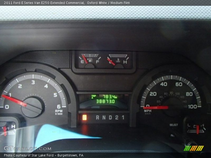 Oxford White / Medium Flint 2011 Ford E Series Van E250 Extended Commercial