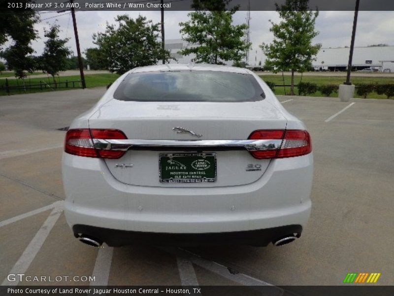 Polaris White / Warm Charcoal 2013 Jaguar XF 3.0 AWD