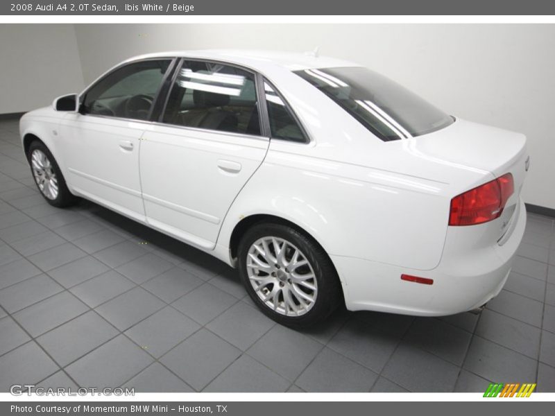 Ibis White / Beige 2008 Audi A4 2.0T Sedan