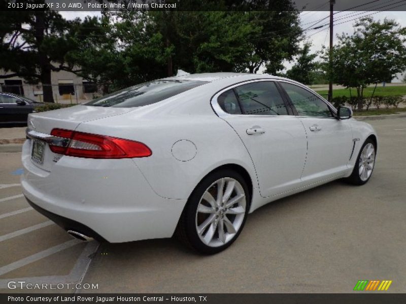Polaris White / Warm Charcoal 2013 Jaguar XF 3.0 AWD