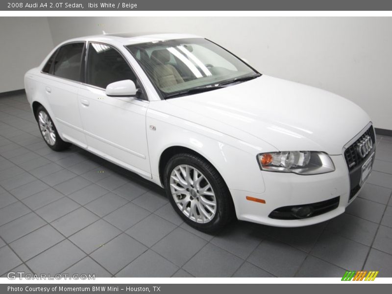 Ibis White / Beige 2008 Audi A4 2.0T Sedan