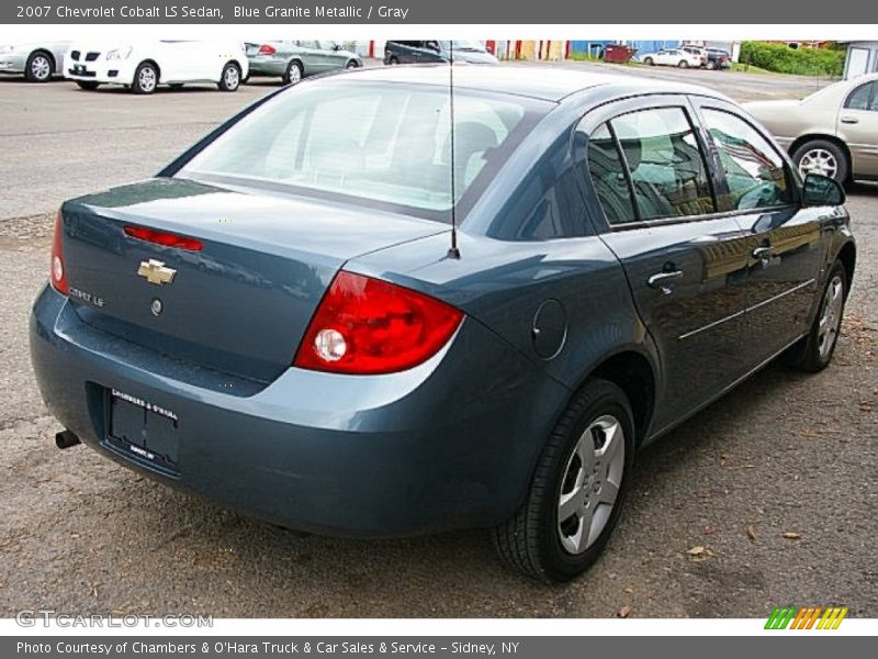 Blue Granite Metallic / Gray 2007 Chevrolet Cobalt LS Sedan