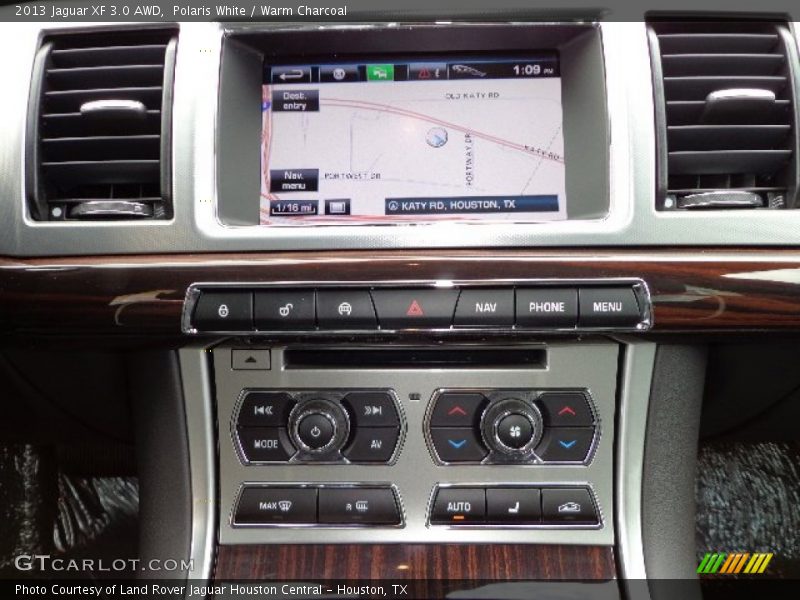 Polaris White / Warm Charcoal 2013 Jaguar XF 3.0 AWD