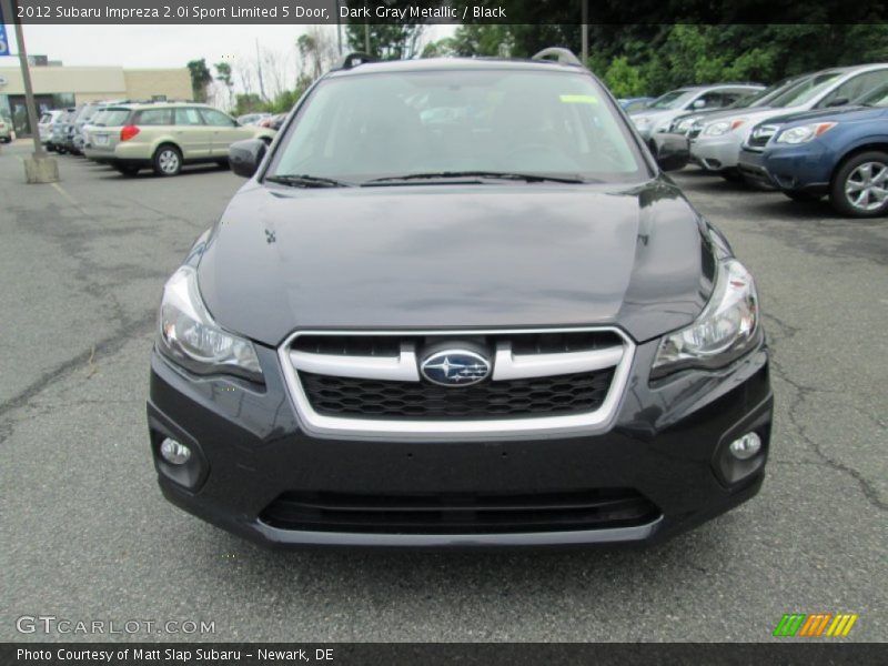 Dark Gray Metallic / Black 2012 Subaru Impreza 2.0i Sport Limited 5 Door