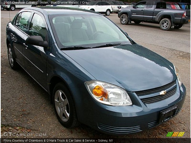 Blue Granite Metallic / Gray 2007 Chevrolet Cobalt LS Sedan