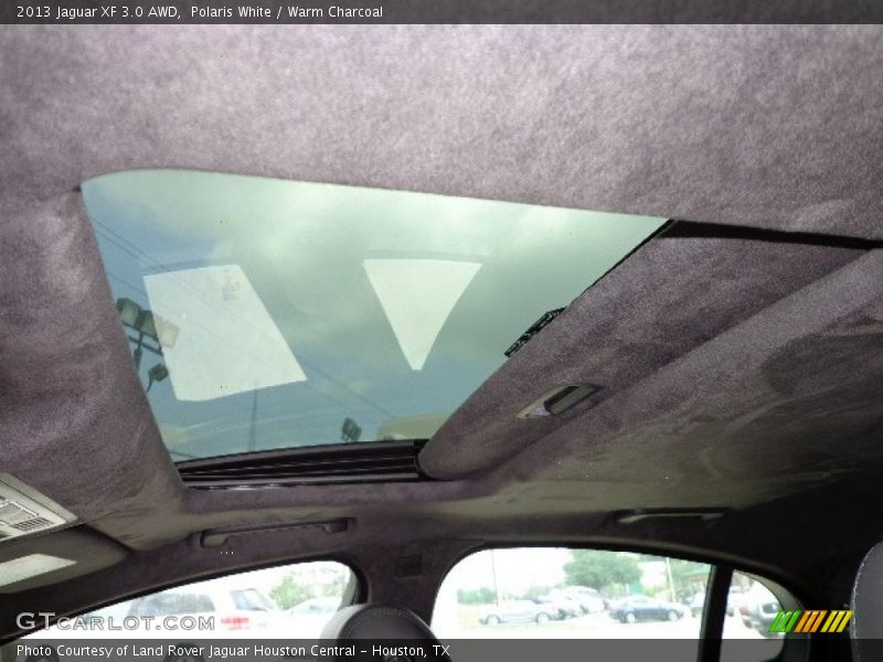 Polaris White / Warm Charcoal 2013 Jaguar XF 3.0 AWD