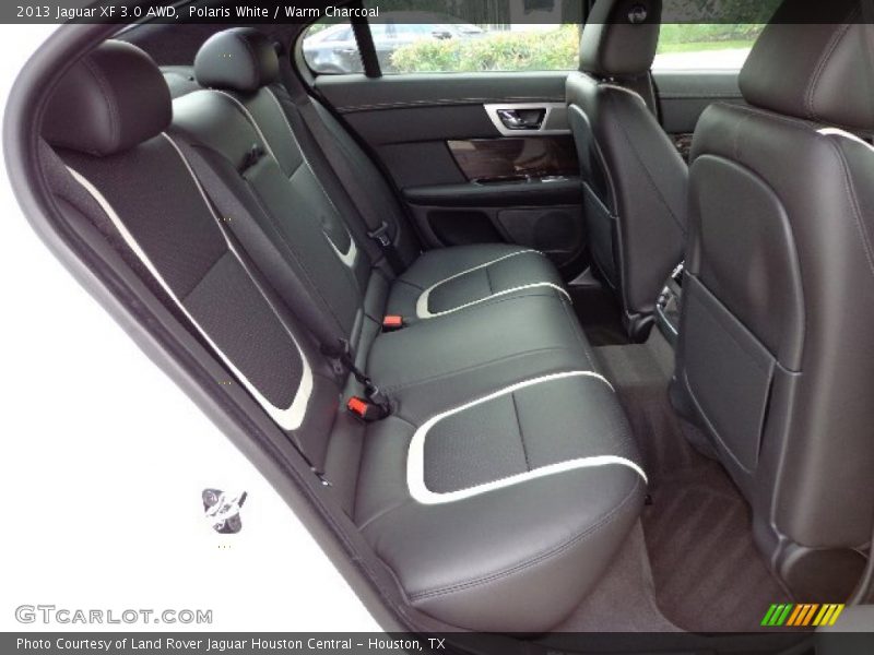 Polaris White / Warm Charcoal 2013 Jaguar XF 3.0 AWD