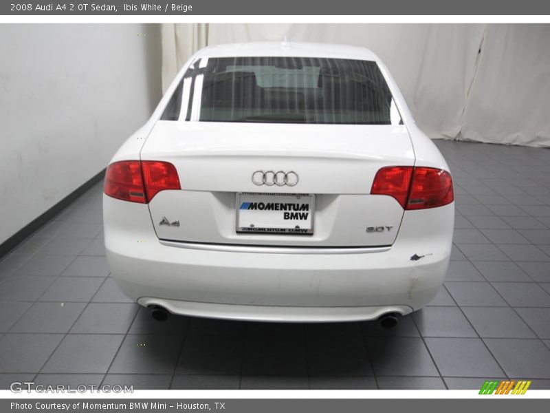 Ibis White / Beige 2008 Audi A4 2.0T Sedan