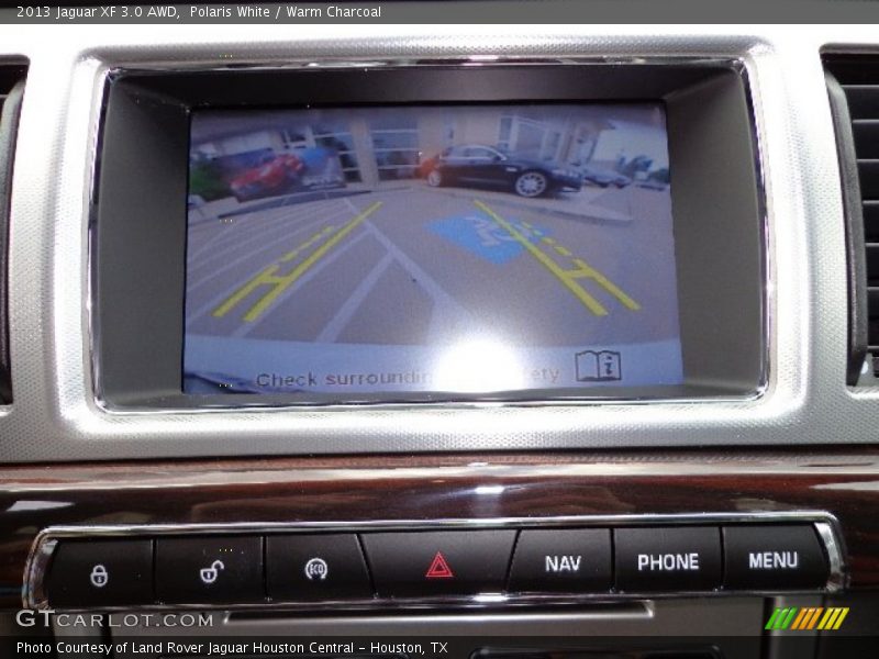 Polaris White / Warm Charcoal 2013 Jaguar XF 3.0 AWD