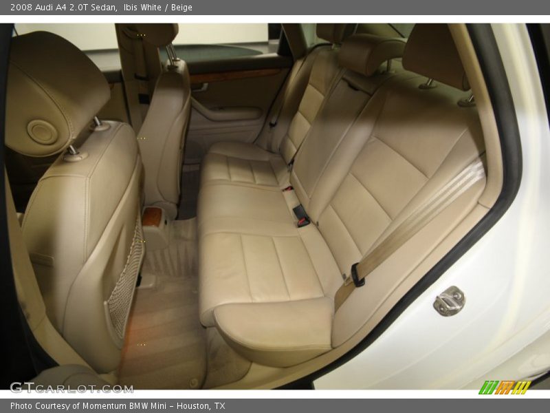 Ibis White / Beige 2008 Audi A4 2.0T Sedan
