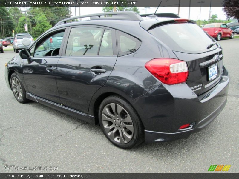 Dark Gray Metallic / Black 2012 Subaru Impreza 2.0i Sport Limited 5 Door