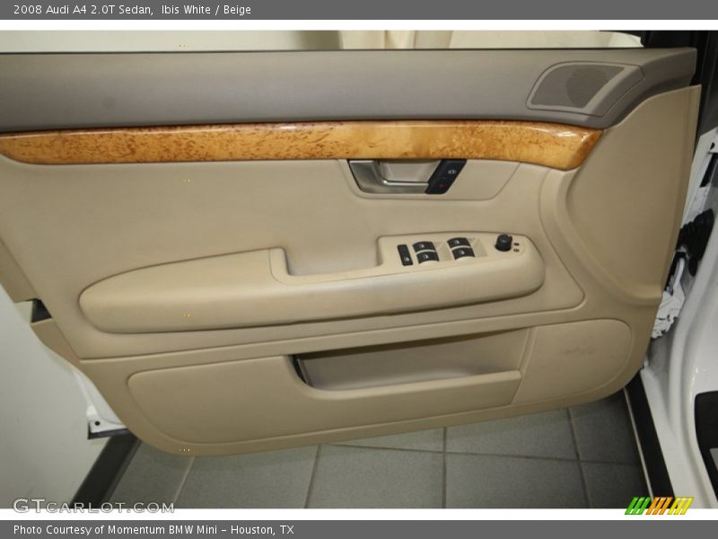 Ibis White / Beige 2008 Audi A4 2.0T Sedan