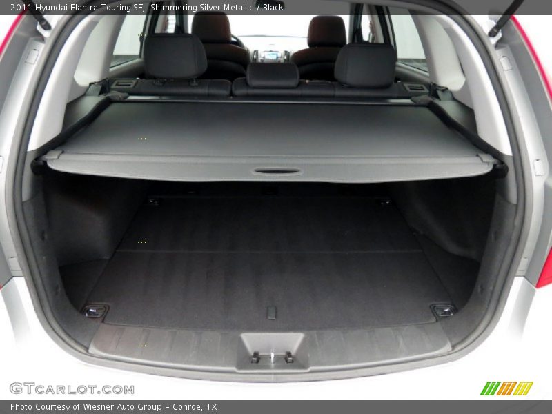 Shimmering Silver Metallic / Black 2011 Hyundai Elantra Touring SE