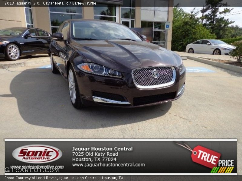 Caviar Metallic / Barley/Truffle 2013 Jaguar XF 3.0