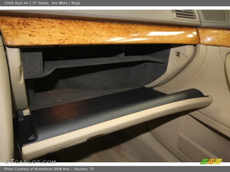 Ibis White / Beige 2008 Audi A4 2.0T Sedan