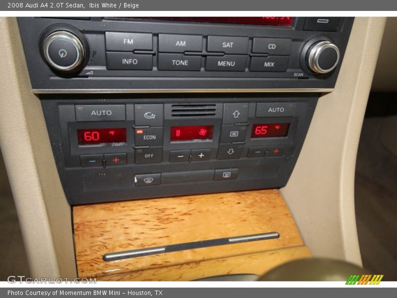 Ibis White / Beige 2008 Audi A4 2.0T Sedan