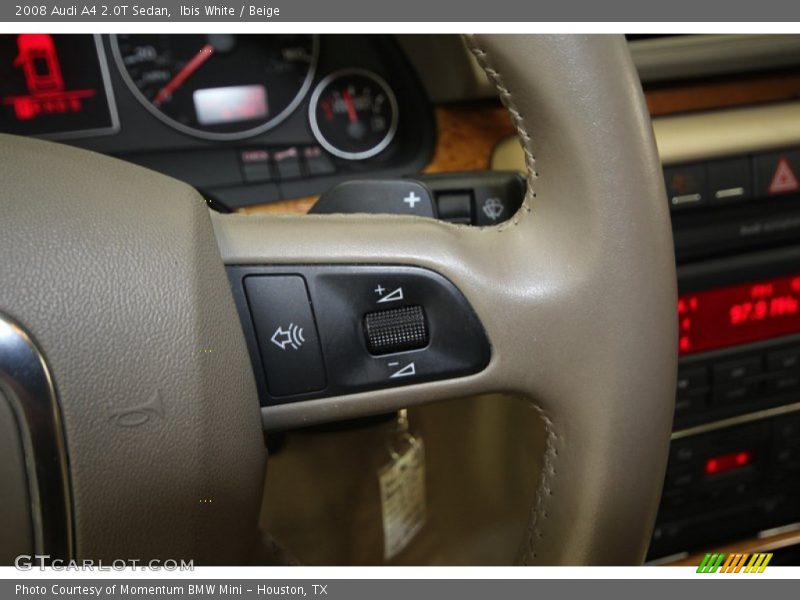 Ibis White / Beige 2008 Audi A4 2.0T Sedan