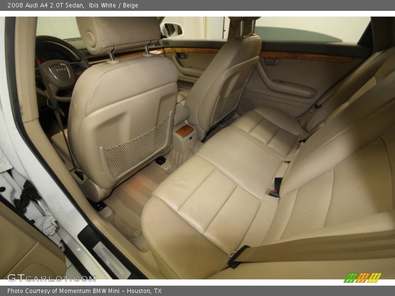 Ibis White / Beige 2008 Audi A4 2.0T Sedan