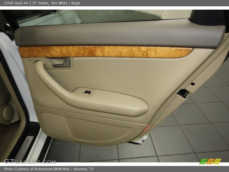 Ibis White / Beige 2008 Audi A4 2.0T Sedan