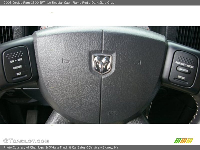Flame Red / Dark Slate Gray 2005 Dodge Ram 1500 SRT-10 Regular Cab