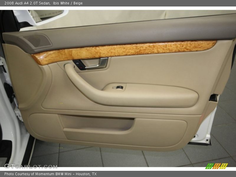 Ibis White / Beige 2008 Audi A4 2.0T Sedan