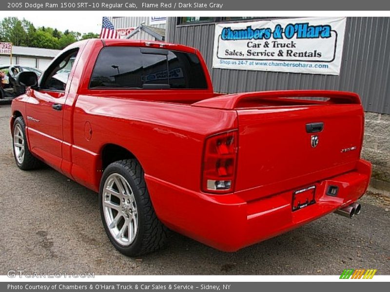 Flame Red / Dark Slate Gray 2005 Dodge Ram 1500 SRT-10 Regular Cab