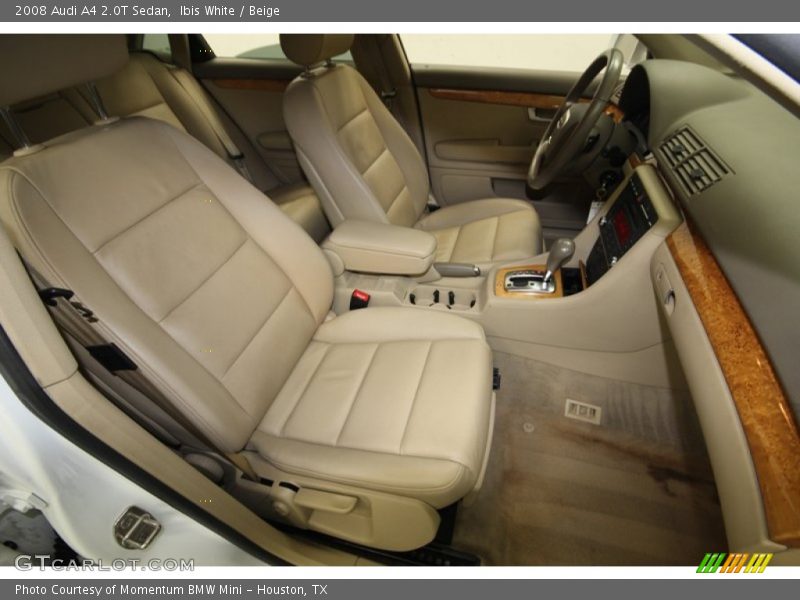 Ibis White / Beige 2008 Audi A4 2.0T Sedan