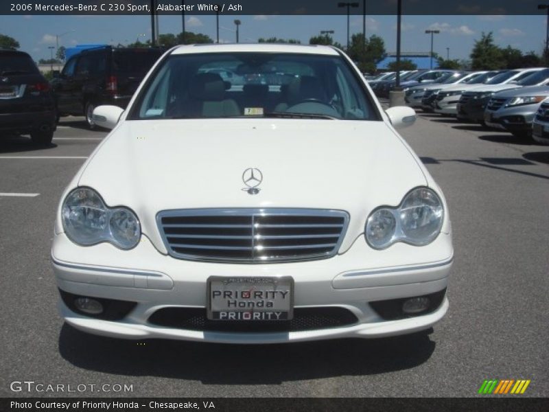 Alabaster White / Ash 2006 Mercedes-Benz C 230 Sport