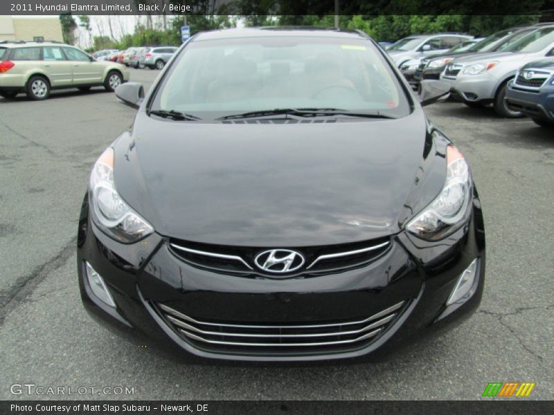 Black / Beige 2011 Hyundai Elantra Limited