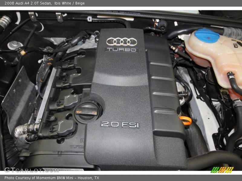 Ibis White / Beige 2008 Audi A4 2.0T Sedan