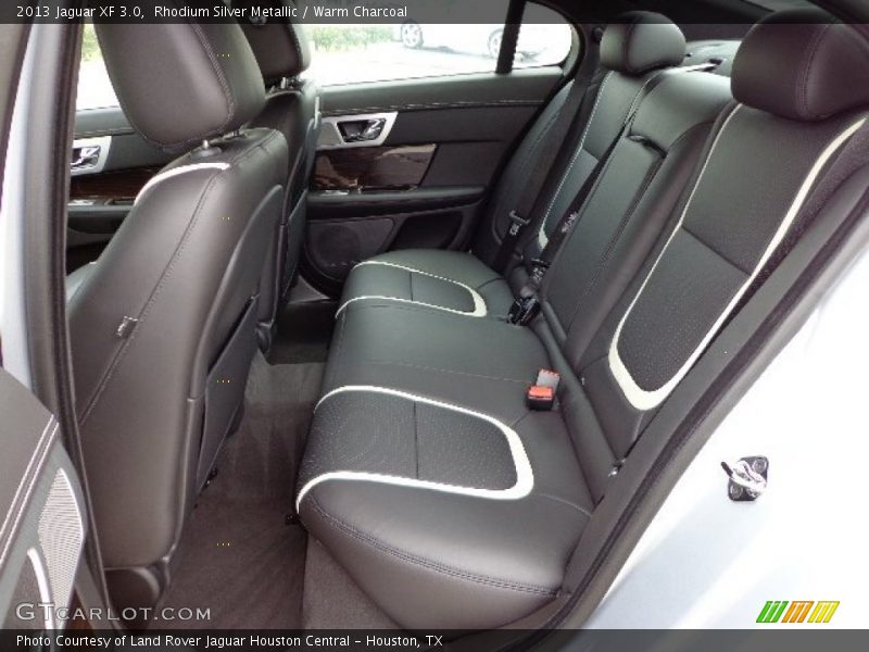 Rhodium Silver Metallic / Warm Charcoal 2013 Jaguar XF 3.0