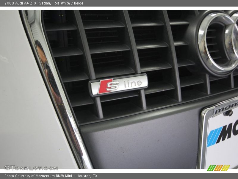 Ibis White / Beige 2008 Audi A4 2.0T Sedan