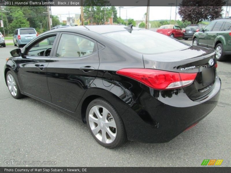 Black / Beige 2011 Hyundai Elantra Limited