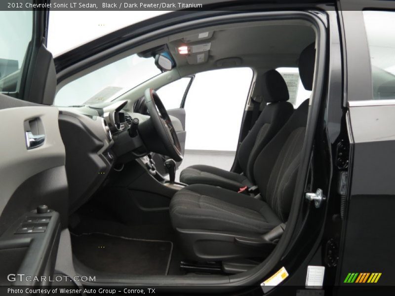 Black / Dark Pewter/Dark Titanium 2012 Chevrolet Sonic LT Sedan